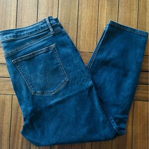 Women's Loft Curvy Skinny Blue Jeans